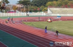 경산시, 경산생활체육공원 육상경기장 환경정비