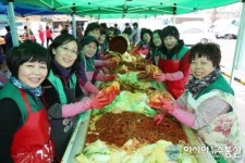 사랑의 김장나누기, 안양시 도매시장에서 벌어져