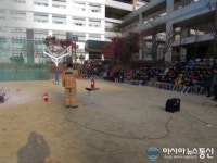 인천부평소방서, 상정고교 공공기관 합동소방훈련 실시