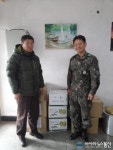 영동 신화년 예비군 면대장, 사랑의 김장김치 기탁