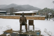 음성군, 고즈넉한 반기문 총장 생가 설경