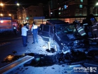 인천계양소방서, 교통사고 운전자 1명 구조 병원 이송