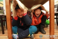 꿈이있는어린이집, 소방안전교육 체험 받아