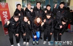 (포토)정정순 충북도 행정부지사 “선수단 파이팅!”