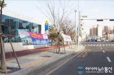 경기 수원시 영통구 매탄동 매탄권선역 사거리 불법현수막