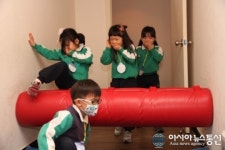 소방안전교육 진행하는 마포소방서