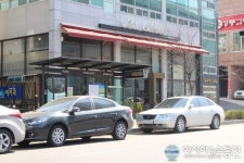 수원삼성디지털시티 홍보관 버스정류장 불법주정차 실태