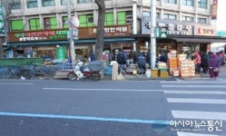 동대문구,거리 가게대상 통행혼잡지역 자율정비선 지정 운영