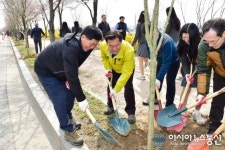 수원시, 고향의 봄길에 무궁화 가로수 길 조성
