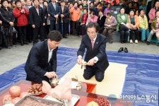 문경시, 중앙시장 광장노점 대박기원제 올려