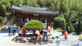 영천시 문화체육과, 문화재가꾸기의 날 봉사활동 펴