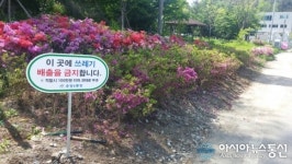 아산시 온양4동, 쓰레기 상습투기지역 공원 조성