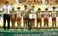 제16회 증평인삼배 전국장사씨름대회 초등부 단체전 2위 호서남초등학교