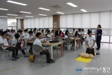 충주 국원고, 기숙사 화재 대피훈련 실시