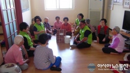 익산시 평화동 민들레봉사단, 경로당 점심 봉사
