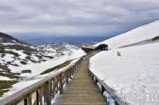백두산 천지 서파 등산로