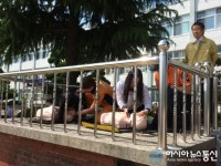 경주여고, 동부119안전센터와 합동 소방훈련