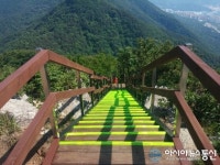 성산구, 비음산∙대암산 등산로 철계단∙평데크를 설치 완료