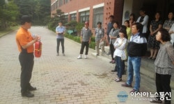 인천중부소방서, 제물포고등학교 합동소방훈련 실시