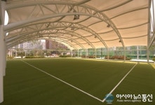 춘천시 14억원 예산 들여 맨 땅 게이트볼장 모두 인조구장으로 바꿔