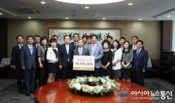 (주)경운로직스 | 경운대, 최고위관리자과정 제13기 원우회 발전기금 1000만원 전달