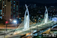 22일 겸재교 임시개통…교통분산 효과 기대
