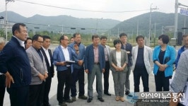 창원시의회 환경해양농림축산위, 진해 남문지구 내 공원 점검