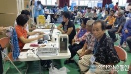 NH농협생명, 부여 구룡농협서 농촌순회 무료진료