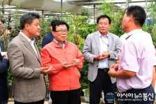 이동필 농림축산식품부 장관, 봉화군 농업현장 방문