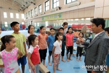 인천 동구, 관내 초등학교 운동부 방문 격려