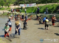 충남태안군 매화둠벙마을에서 이색 농촌체험 즐겨