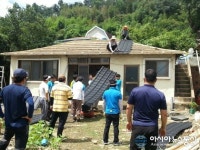 밀양 하남읍 청년회, 사랑의 집고치기 행사