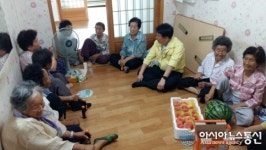 김주명 밀양부시장, 지역 무더위쉼터 방문