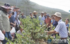 고성군, 블루베리 해외전문가 초빙 현장교육 열어