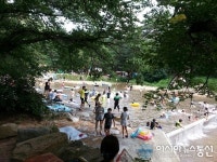 보은 속리산면 사내리 자동수문보 새 피서지로 각광