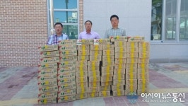 미래식품(주) 추석 맞아 안면읍에 돼지 등갈비 500kg 기탁