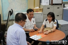 인천 중부서, 화물운수업체 방문 교통안전홍보 실시