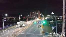 밀양시, 시내 교량 가로등 LED등 교체