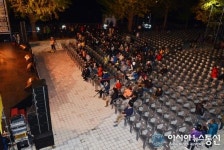 아산시 은행나무길 축제 `망신살 `로 얼룩