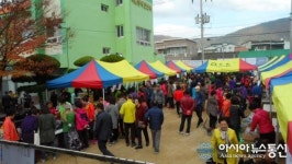 진해구 자은동, 자매결연지 농∙축산물 직거래장터 운영 ‘대박’