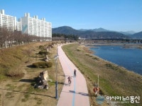밀양 삼문둔치 조깅로·자전거도로 재보수 완료