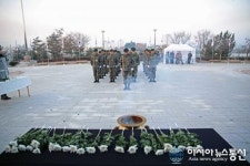 육군 제39보병사단 장병들, 충의공원 충혼탑 참배