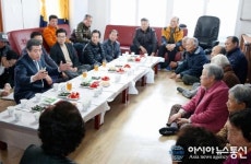 김동일 시장, 새해 민생현장 방문해 시민과 소통 나서