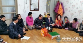 신용수 의창구청장, 경로당 찾아 새해인사
