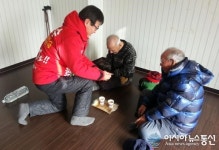 하춘수 예비후보, 경로당 찾아 어르신들께 설 인사
