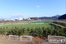 합천 군민체육공원 축구장 조명탑 설치