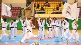 국가대표 태권도시범단 경남 함양서 공연