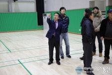 정승현 안산시의원, 상록구 시랑체육관 시설 점검 현장활동 실시