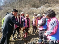 보은 회남면생활개선회, 동료 회원 일손돕기 나서
