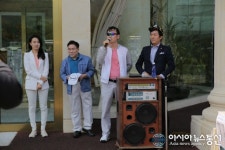 [2016 희망나눔 신원 자선골프 대회] 인사말하는 천성현 회장